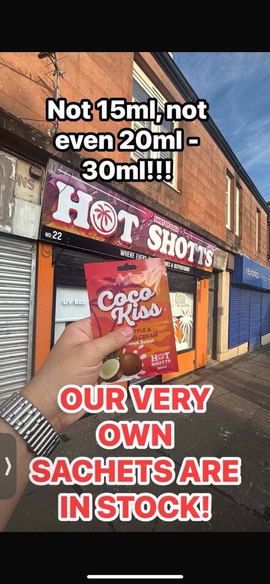 3 - 30ML COCO KISS SACHETS X3