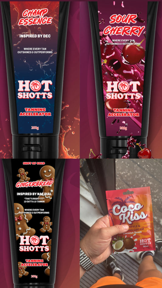 Glow Bundle Box – 3 Bottles 200g Tanning Creams