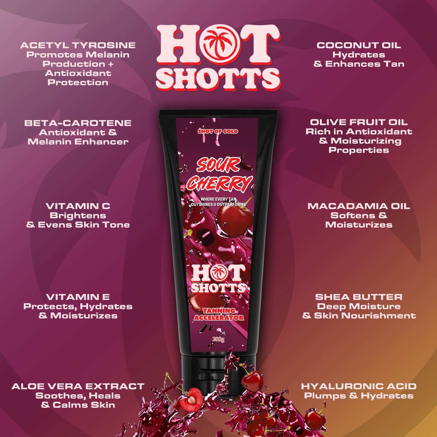 Hot Shotts - Sour Cherry - Accelerator Cream